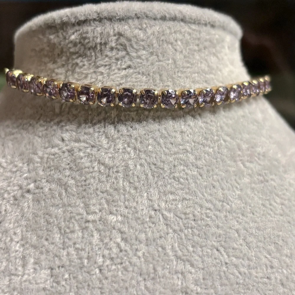 NWT Lavender Stone Tennis Bracelet - Picture 5 of 6